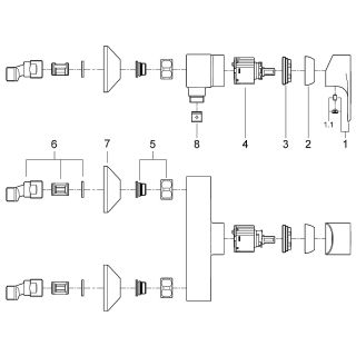 Смеситель для душа Vigour by GROHE, хром 75143026